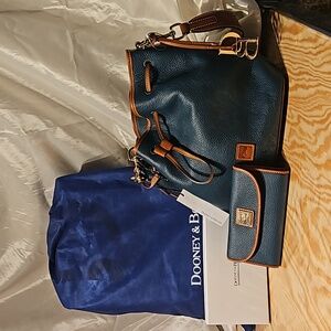 Dooney & Bourke Pebble GrainDrawstring bag and wallet